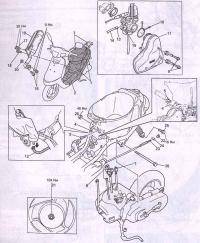 Мотоспорт: Замок зажигания от скутера на Jawa 638