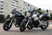 Мотоспорт: yamaha fz6n vs suzuki gsr 600