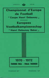 Остальные виды спорта: История Чемпионатов Европы1972   БЕЛЬГИЯ