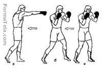 Единоборства: поворот кулака при прямом ударе