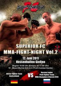 Единоборства: Результаты чемпионата Superior Fighting Championship